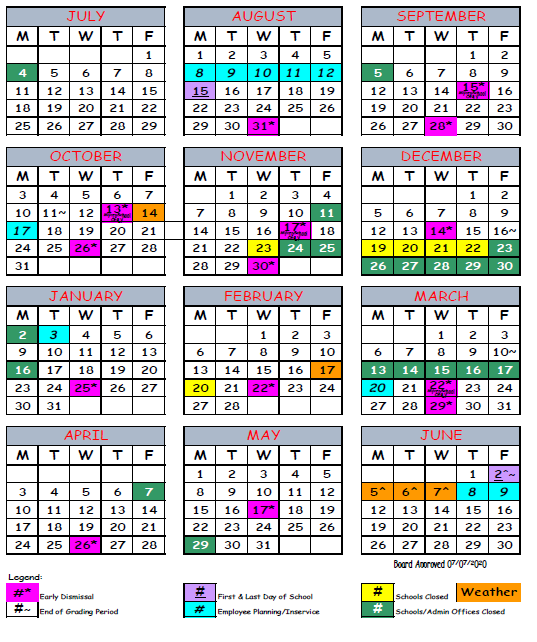 2025 Duval County School Calendar